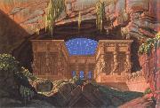 Karl friedrich schinkel the temple of lsis and osiris oil on canvas